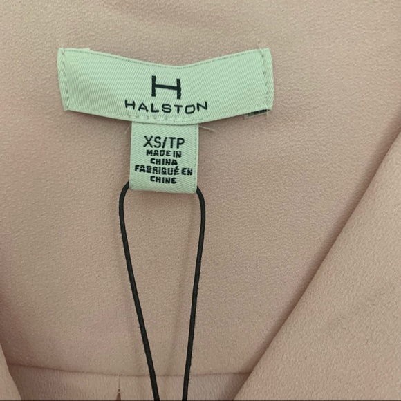 NWT Halston button down tie shirt - Picture 3 of 7